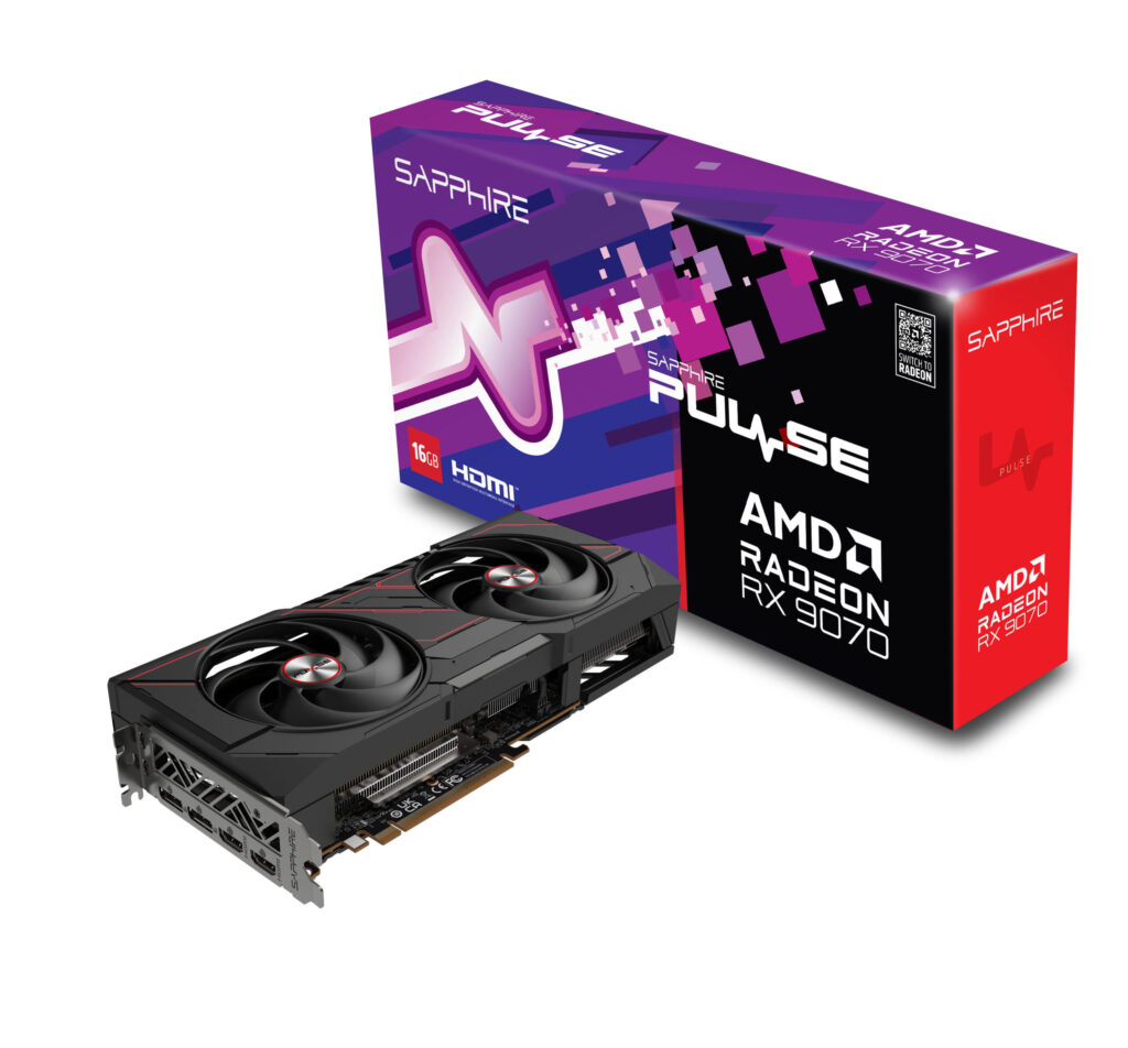 Sapphire Pulse AMD Radeon RX 9070 16Gb GDDR6 Graphics Card