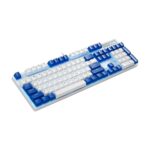 Rapoo V500PRO Mechanical Gaming Keyboard (White and Blue) - Image 2