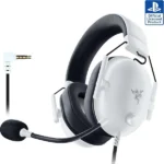 Razer BlackShark V2 X PlayStation Gaming Headset: 50mm Drivers – White