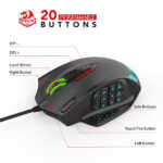 Redragon M908 Impact RGB Wired Gaming Mouse - Image 3