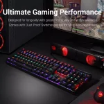 Redragon Vara K551 Rainbow LED Backlit Wired Mechanical Gaming Keyboard (Red Switch) - Image 5