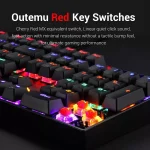 Redragon Vara K551 Rainbow LED Backlit Wired Mechanical Gaming Keyboard (Red Switch) - Image 3