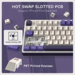 RK ROYAL KLUDGE S98 Mechanical Keyboard Blackberry Chartreuse Switch - Image 4