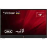 ViewSonic 16″ FHD Portable Monitor IPS 60Hz VA1655 Black - Image 4
