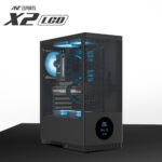 ANT Esports Crystal X2 LCD Premium Gaming Cabinet (BLACK) - Image 3