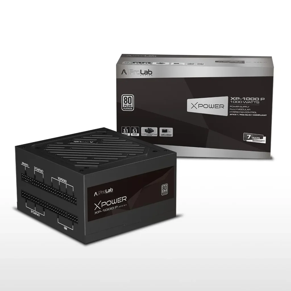 ProLab XPower XP-1000P 80+ Platinum Certified Fully Modular PSU