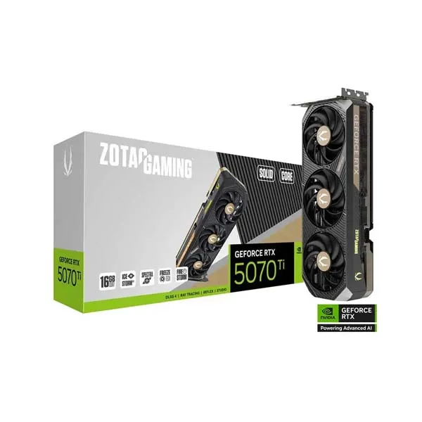 Zotac Gaming RTX 5070 Ti Solid Core 16GB GDDR7 Graphics Card