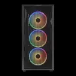 Gamdias Athena M2 ARGB (ATX) Mid Tower Cabinet (Black) - Image 2