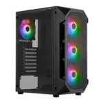 Gamdias Aura GC1 Elite ARGB (ATX) Mid Tower Cabinet (Black)