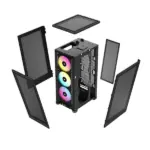 Corsair iCUE 2000D RGB Airflow Mini ITX PC Cabinet (Black) - Image 4