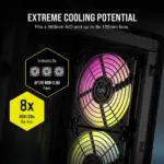 Corsair iCUE 2000D RGB Airflow Mini ITX PC Cabinet (Black) - Image 12