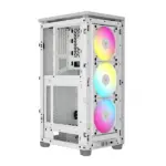 Corsair iCUE 2000D RGB Airflow Mini ITX PC Cabinet (White) - Image 7