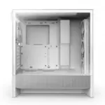 NZXT H5 Flow RGB 2024 Edition ATX Mid Tower Chassis (All White) - Image 3