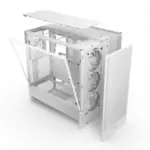 NZXT H5 Flow RGB 2024 Edition ATX Mid Tower Chassis (All White) - Image 5