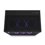 NZXT H9 Flow Dual-Chamber ATX Mid-Tower PC Gaming Case Black - Image 2
