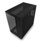 NZXT H9 Flow Dual-Chamber ATX Mid-Tower PC Gaming Case Black - Image 3