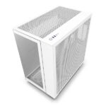 NZXT H9 Flow Dual-Chamber ATX Mid-Tower PC Gaming Case White - Image 2