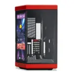 Hyte Y70 touch infinite (E-ATX) Mid Tower Cabinet (Black Cherry) - Image 2