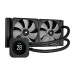 Corsair ICUE H100i Elite LCD Display CPU Liquid Cooler (Black) - Image 8