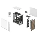 Fractal Design North XL TG Clear (E-ATX) Mid Tower Cabinet (TG White) - Image 14