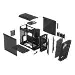 Fractal Design Torrent Compact TG Dark Tint E-ATX Mid Tower Cabinet Black - Image 12