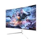 24HDC 24 Frameless Ultra Slim Curved Monitor, 100 Hz Refresh Rate, 1080p White