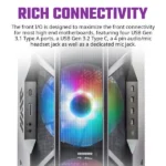 Cooler Master HAF 700 ARGB (E-ATX) Full Tower Cabinet (Titanium Grey) - Image 14