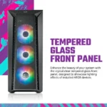 Cooler Master MasterBox MB520 Mesh ARGB (E-ATX) Mid Tower Cabinet (Black) - Image 8