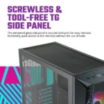 Cooler Master MasterBox MB520 Mesh ARGB (E-ATX) Mid Tower Cabinet (Black) - Image 5