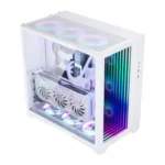 Phanteks MagniumGear Neo Qube 2 Infinity Mirror DRGB (E-ATX) Mid Tower Cabinet (White) - Image 7