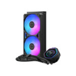 Cooler Master MasterLiquid Atmos II LCD 240mm CPU Liquid Cooler Black - Image 3