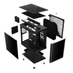 Gamdias Neso P1 B (E-ATX) Full Tower Cabinet (Black) - Image 12