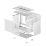 DeepCool CH160 Mesh M-ITX Mini Tower Case White - Image 9