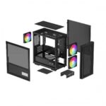 DeepCool CH360 DIGITAL mATX Airflow Cabinet (Black) - Image 10