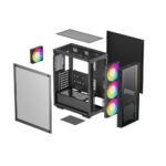 DeepCool Matrexx 55 V4 C ARGB (ATX) Mid Tower Cabinet (Black) - Image 11