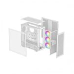 DeepCool Morpheus ARGB (E-ATX) Full Tower Cabinet (White) - Image 4