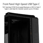 Asus TUF Gaming GT502 (ATX) Mid Tower Cabinet (Black) - Image 4