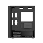 Circle Elegantor X1 ARGB Mid-Tower Gaming Case – Black, Supports ATX, M-ATX, ITX, Pre-Installed 3 x 120mm Front and 1 x 120mm Rear ARGB Fans - Image 5