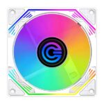 CIRCLE CG Infinity X3 ARGB Case Fan (White) - Image 2