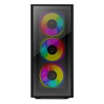 Circle Elegantor M3 Glass ATX Tower Gaming Cabinet (Black) - Image 3