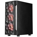 Circle Gladius M3 ATX Mid Tower Gaming Cabinet (Black)