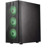 Circle Xtender X1 ATX Mid Tower Gaming Cabinet (Black) - Image 3