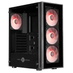 Circle Xtender X2 ATX Mid Tower Gaming Cabinet (Black)
