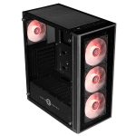 Circle Xtender X2 ATX Mid Tower Gaming Cabinet (Black) - Image 5