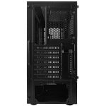 Circle Xtender X4 ATX Mid Tower Gaming Cabinet (Black) - Image 2