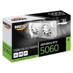 INNO3D RTX 5060 Twin X2 OC White SFF 8GB GDDR7 Graphics Card - Image 2