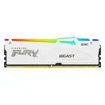 Kingston Fury Beast RGB 16GB 6000MHz CL36 DDR5 RAM – (WHITE)