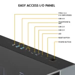 CIRCLE GAMING CABINET SUPERLAVA TYPE C 3.2 - ATX - Image 3
