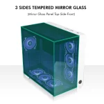 CIRCLE GAMING CABINET SUPERLAVA WHITE TYPE C 3.2 - ATX - Image 6