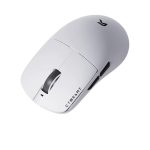 Cybeart Xeus – 8K 39g Ultra-light Tri-Mode Wireless Gaming Mouse – White - Image 3